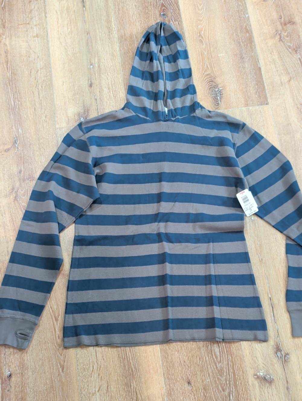 Fred And Howard Lightweight Thermal Hooded Pullover - Size XXL NWT